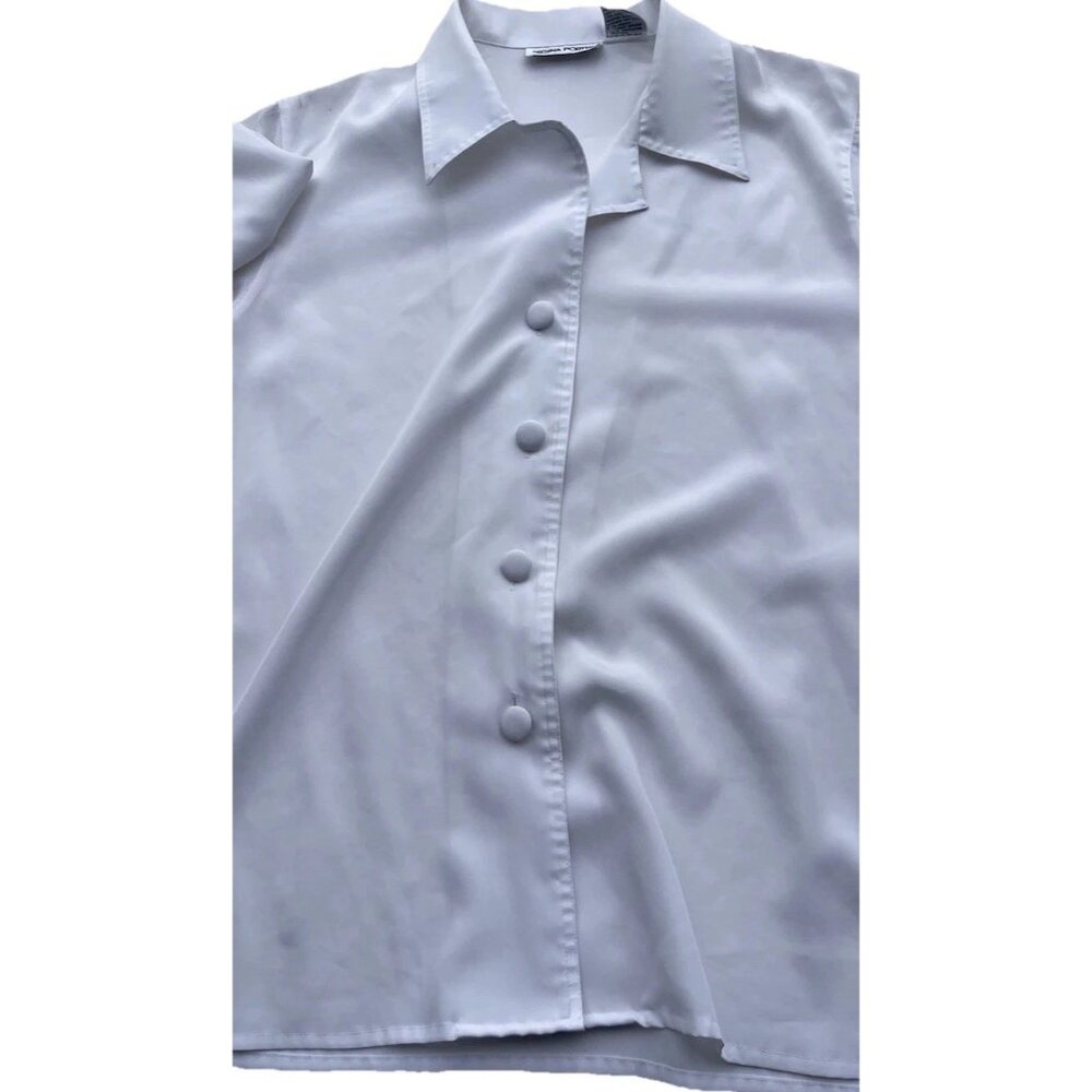 Vintage Regina Porter Women's Long Sleeve Blouse Buttoned Women’s Size Large